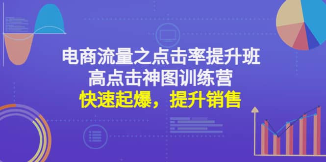 电商流量之点击率提升班 高点击神图训练营：快速起爆，提升销售-森哥资源库