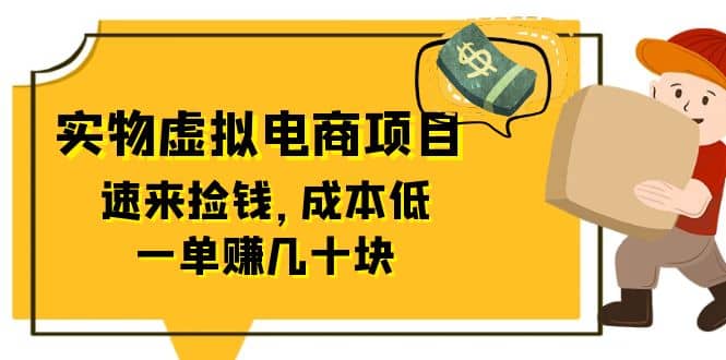 东哲日记：全网首创实物虚拟电商项目，速来捡钱，成本低，一单赚几十块！-森哥资源库