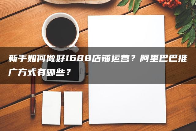 新手如何做好1688店铺运营？阿里巴巴推广方式有哪些？-森哥资源库